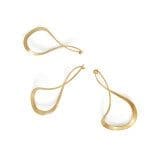 curvy teardrop earrings