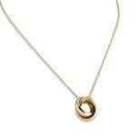 Interlocking rings necklace