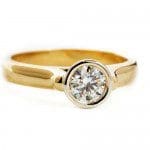 Floating Diamond Ring 14kyw