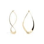 curvy teardrop earrings