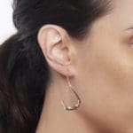 Curvy teardrops on the ear