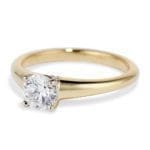 gold simplicity ring