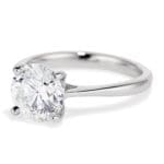 diamond solitaire engagement ring