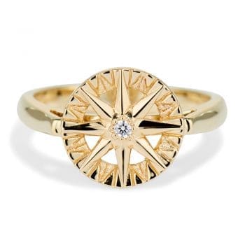 compass rose ring