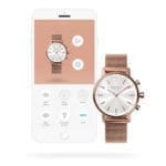 Kronaby Carat S1400-1: 38MM, White Dial, Rose Mesh Bracelet #280028 smartwatch watch App