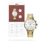 Kronaby Carat S2447-1: 38MM, White Dial, Gold Bracelet #280025 smartwatch watch app
