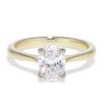 Oval Diamond Engagement ring
