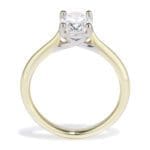 Oval Diamond Solitaire