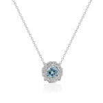aquamarine and diamond necklace