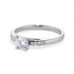 Diamond and White Gold Stella Ring