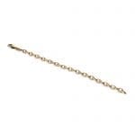 Gold Teardrop Chain Bracelet
