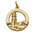 Portland Head light 14k yellow gold 230665