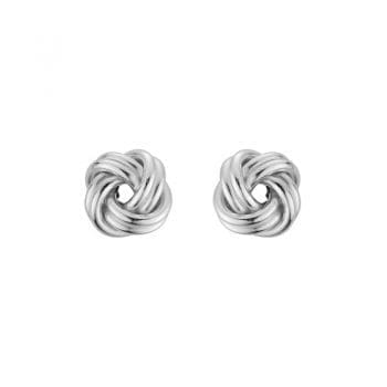 Love Knot post earrings Sterling Silver 7mm 265659