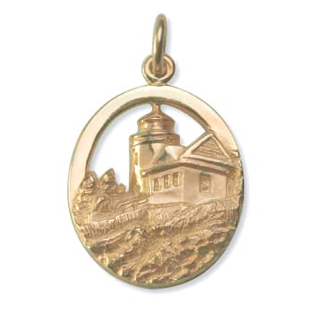 Y-294 - 230670 - Bass Harbor Lighthouse Charm from our Maine Lighthouse Collection