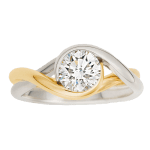 010553 - Two Tone Embrace Ring