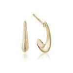Juniper hoop earrings 14k yellow gold