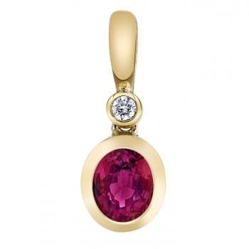 140955 - Ruby and Diamond Pendant