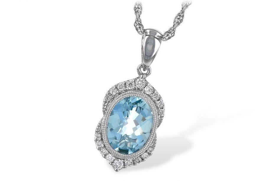 393554 - aquamarine necklace