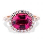 160525 - J2627 RT - Rose Gold Tourmaline Ring