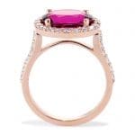 160525 - J2627 RT - Rose Gold Tourmaline Ring