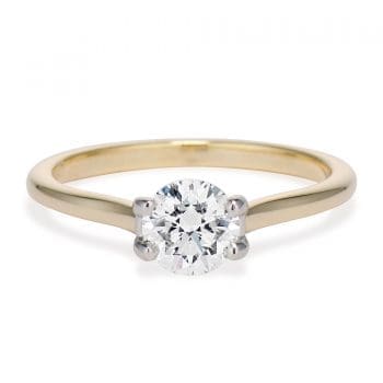 yellow gold viisi engagement ring 010549 from The Brown Goldsmiths Signature Ring Collection