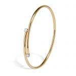 diamond bypass cuff bracelet