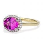 hot pink sapphire ring 120693