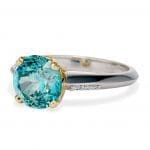 knife edge zircon ring 160565