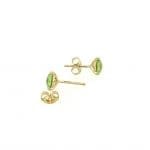 393648 Peridot Stud Earrings