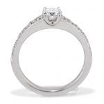 010558 - Platinum Diamond Engagement Ring