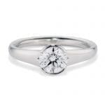 010583 Bezel Set Solitaire Ring