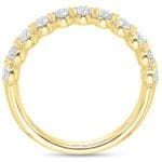 New Aire Silk Diamond Band 18k yellow gold 1422Y_through the finger view