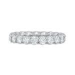 Diamond eternity band 21 rounds 2.00cttw Platinum 1752W_c1 Top View