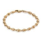Heiress bracelet 14k yellow gold 7.5" long