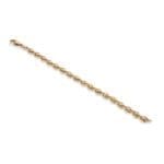 Heiress bracelet 14k yellow gold 7.5" long