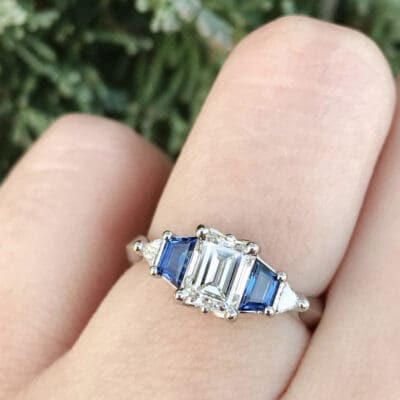 Custom Lyric Ring with fancy shapes