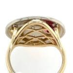 RG-ORBIT - Pink Spinel and Diamond Orbit Ring