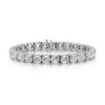 Diamond Tennis Bracelets in 14k white gold