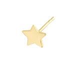 Star Stud Earrings 14k yellow gold