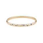 Sapphire and Diamond Galaxy Bangle