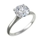 "Taylor" Diamond Engagement ring in platinum
