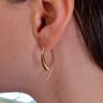 Artemis Divine Crescent Earrings