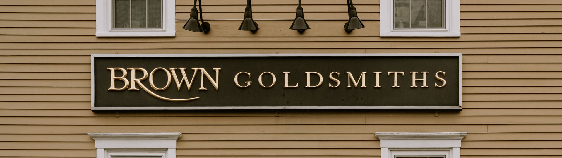 Brown Goldsmiths Building Sign