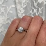 Platinum Luna Ring