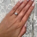 Platinum Luna Ring