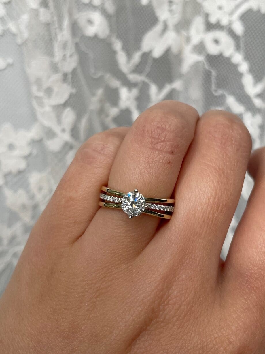 "Belle" Diamond Engagement Ring