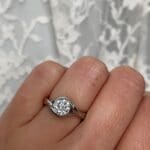 Petite Embrace Ring - Platinum