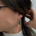 210-00331 Azurite Malachite Earrings 2