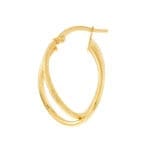 Oval Double hoop TM000700-9 side view