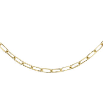 Paper Clip Bracelet in 14K yellow gold